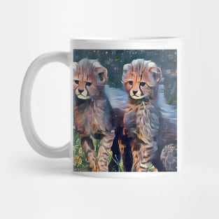 Cute Cheetah Cubs Mug